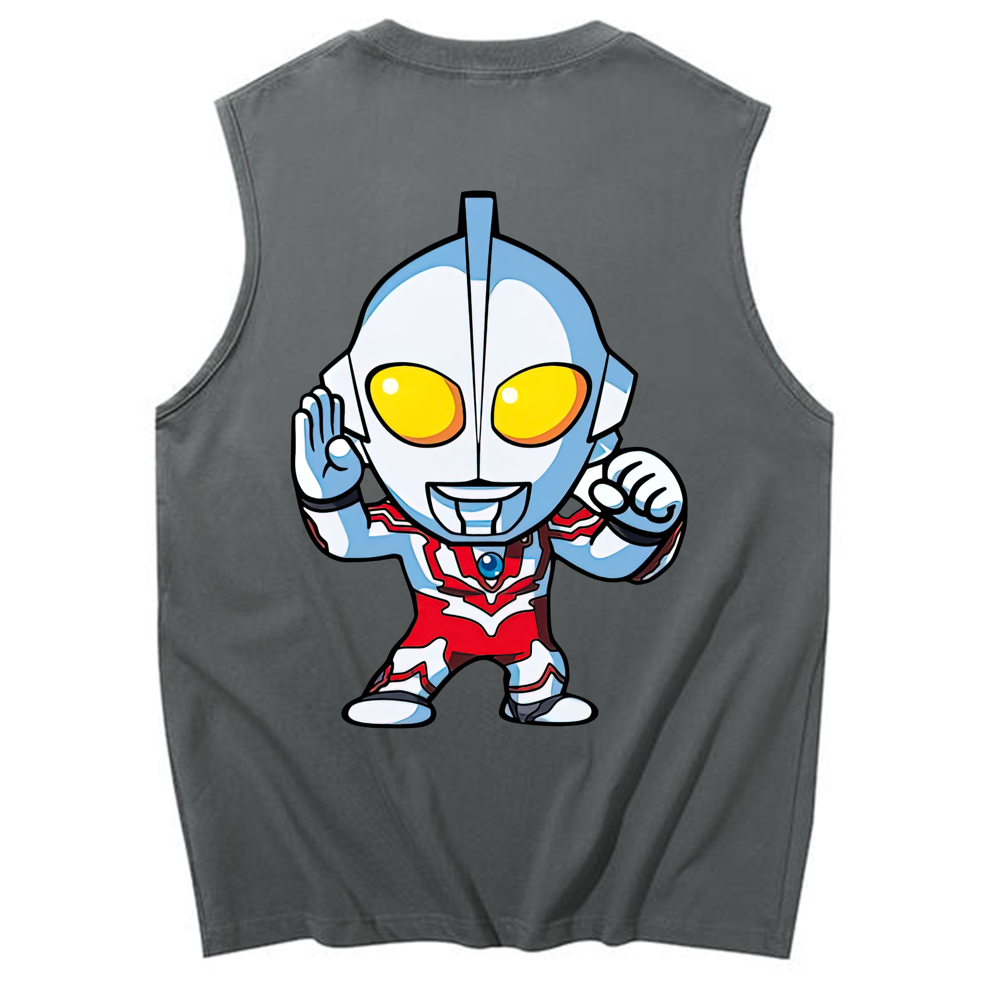 （画像用） ウルトラマン Ultraman コットン100％タンクトップ（背面プリント）